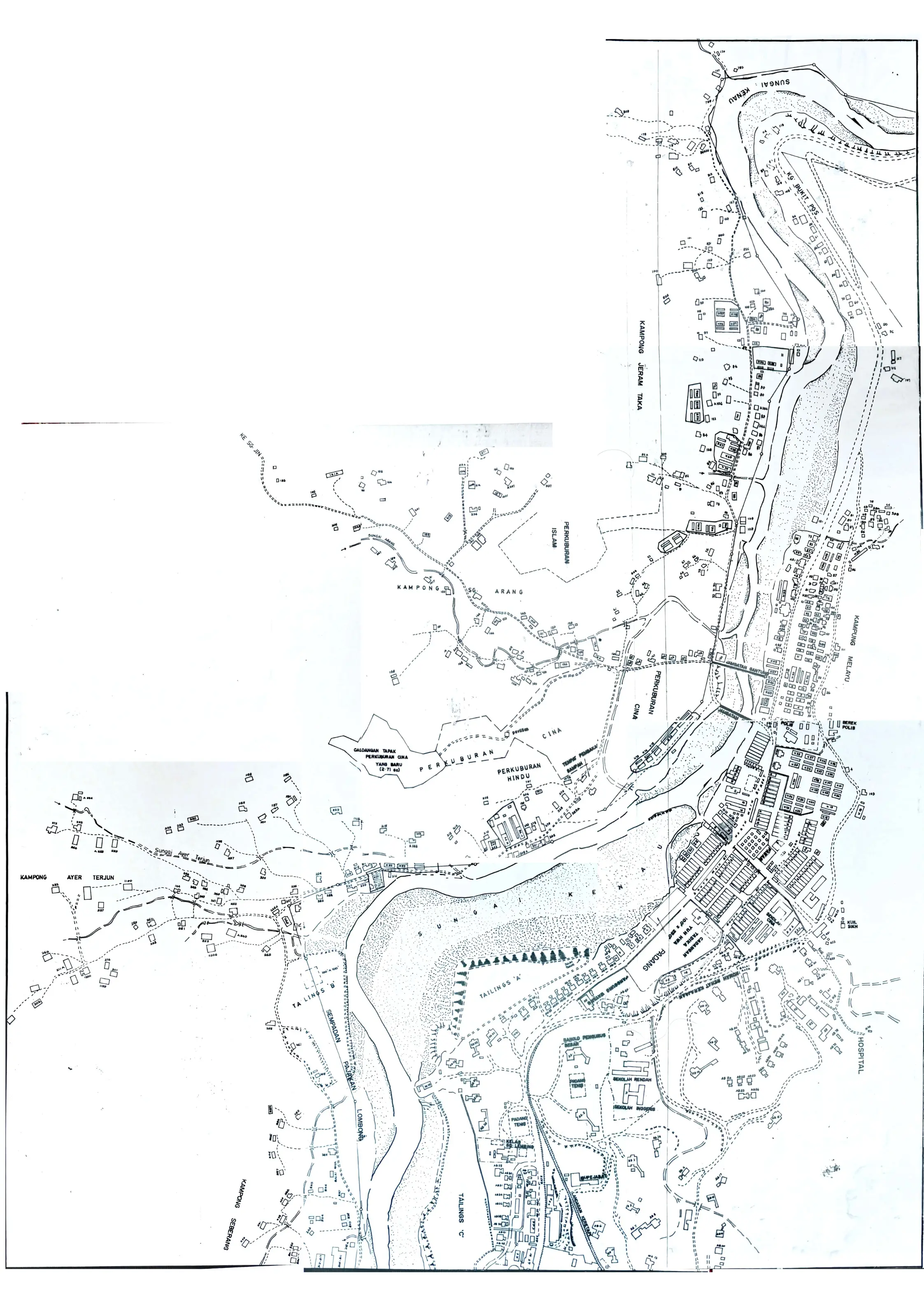 Historical Railway Map Sungai Lembing